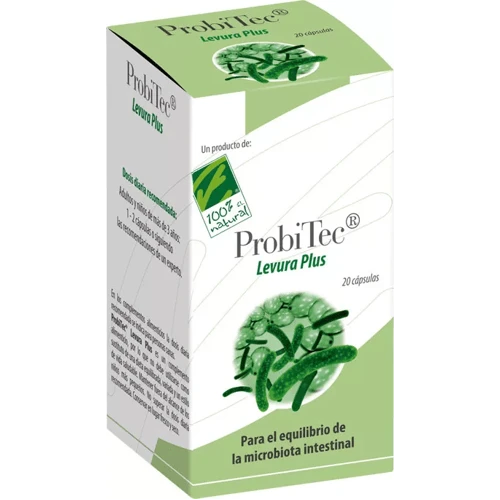 100% Natural Probitec Levura Plus 20 Cápsulas 3 100% Natural Probitec Levura Plus 20 Cápsulas