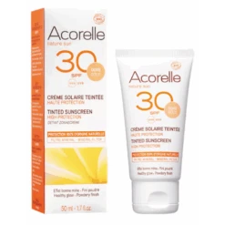 Acorelle Crema Solar Facial Color Dorado SPF30 50 Ml