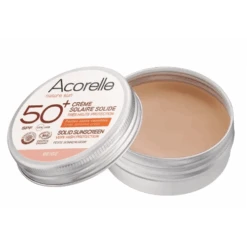 Acorelle Crema Solar Sólida Color Beige SPF50+ 20 Gr