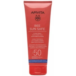 Apivita Bee Sun Safe Hydra Fresh Leche Cuerpo Y Rostro SPF50 200 Ml