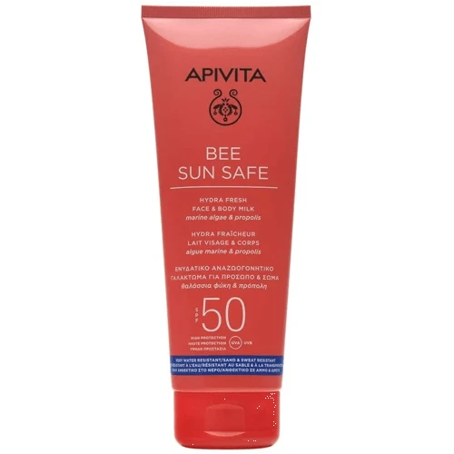 Apivita Bee Sun Safe Hydra Fresh Leche Cuerpo Y Rostro SPF50 200 Ml 3 Apivita Bee Sun Safe Hydra Fresh Leche Cuerpo Y Rostro SPF50 200 Ml
