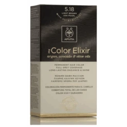 Apivita Tinte My Color Elixir N518 Castaño Claro Ceniza Perlado