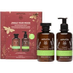 Apivita Tonic Mountain Tea Gel Baño 250 Ml + Leche Hidratante 200 Ml