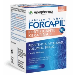 Arkopharma Forcapil Fortificante Keratina+ 60 Cápsulas