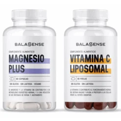 Balasense Magnesio Plus 90 Cápsulas + Vitamina C Liposomal 90 Perlas