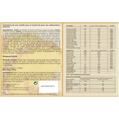 Sotya Batido Hipoc Yogur Con Piña 700 Gr 4 Sotya Batido Hipoc Yogur Con Piña 700 Gr - Imagen 2