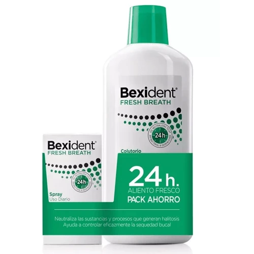 Bexident Colutorio Aliento Fresco 500ml + Spray 15 Ml 3 Bexident Colutorio Aliento Fresco 500ml + Spray 15 Ml
