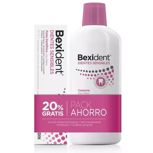 Bexident Colutorio Dientes Sensibles 500ml + Dientes Sensibles Pasta Dental 75 Ml 3 Bexident Colutorio Dientes Sensibles 500ml + Dientes Sensibles Pasta Dental 75 Ml