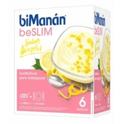 BiManán BeSlim Natillas Sabor Limón 6 Sobres