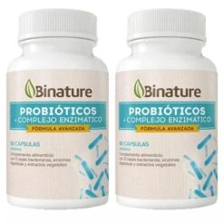 Binature Probióticos Y Enzimas Digestivas 2x90 Cápsulas