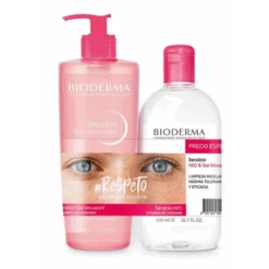 Bioderma Agua Micelar 500ml + Sensibio Gel Moussant 500ml