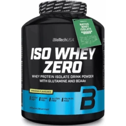 Biotech Usa Iso Whey Zero Proteína Sin Gluten Banana 2270 Gr