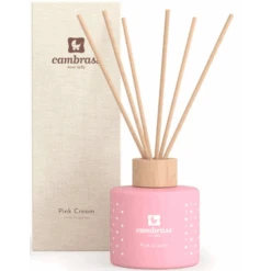 Cambrass Difusor Mikado Star Pink Cream 6,4x6,4x7,8 Cm 100 Ml