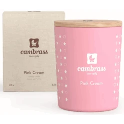 Cambrass Vela Aromática Star Pink Cream 7,5x7,5x9 Cm