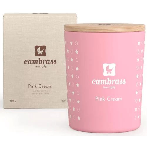 Cambrass Vela Aromática Star Pink Cream 7,5x7,5x9 Cm 3 Cambrass Vela Aromática Star Pink Cream 7,5x7,5x9 Cm