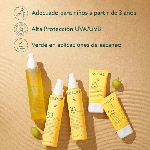 Caudalie Vinosun Agua De Muy Alta Protección SPF50+ 150 Ml 7 Caudalie Vinosun Agua De Muy Alta Protección SPF50+ 150 Ml - Imagen 5