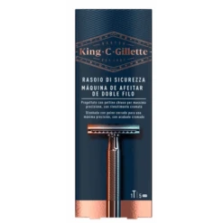 Gillette® Gillette King C Maquinilla Doble Filo + 5 Recambios + Gel Afeitar 150 Ml + Calcetines De REGALO -Personal Cuidado Productos Tienda EAN IMG 7702018585380 3