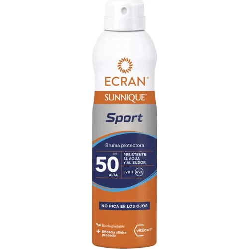 Ecran Sunnique Sport Bruma Protectora SPF50 250 Ml 3 Ecran Sunnique Sport Bruma Protectora SPF50 250 Ml
