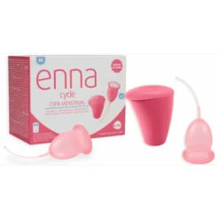Enna Cycle Copa Menstrual Talla M 2 Uds + Esterilizador