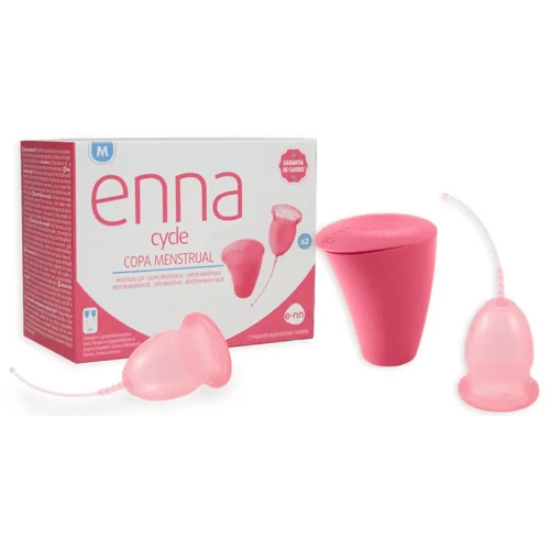 Enna Cycle Copa Menstrual Talla M 2 Uds + Esterilizador 3 Enna Cycle Copa Menstrual Talla M 2 Uds + Esterilizador
