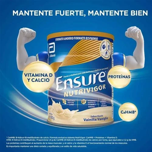 Ensure Nutrivigor Vainilla 850 Gr 8 Ensure Nutrivigor Vainilla 850 Gr - Imagen 6