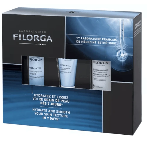 Filorga Hydra-Hyal Sérum 30 Ml + Crema 15 Ml + Agua Micelar 50 Ml 3 Filorga Hydra-Hyal Sérum 30 Ml + Crema 15 Ml + Agua Micelar 50 Ml