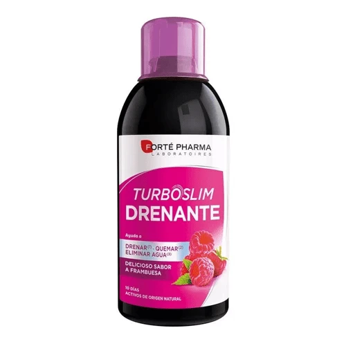 Forté Pharma Turboslim Drenante Sabor Frambuesa 500 Ml 2 Forté Pharma Turboslim Drenante Sabor Frambuesa 500 Ml