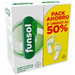 Funsol Polvo Desodorante Pies 2x60 Gr (2ª Al 50% Descuento)