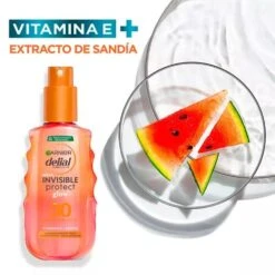 Garnier Delial Protect Glow Solar Invisible Vitamina E Y Extracto De Sandía SPF30 Spray 150 Ml -Personal Cuidado Productos Tienda Garnier Delial Protect Glow Solar Invisible Vitamina E y Extracto de Sandia SPF30 Spray 150 ml 1
