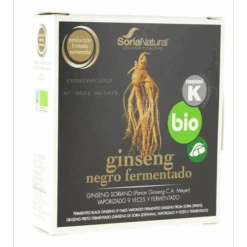 Soria Natural Ginseng Negro Fermentado Bio 24 Cápsulas