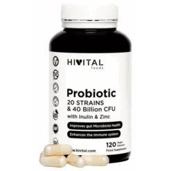 Hivital Probiótico 20 Cepas 40000 Millones UFC 120 Cápsulas -Personal Cuidado Productos Tienda Hivital Probiotico 20 Cepas 40000 Millones UFC 120 Capsulas 2