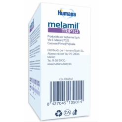 Humana Baby Melamil Tripto Melatonina, Triptófano Y Vitamina B6 30 Ml 10 Humana Baby Melamil Tripto Melatonina, Triptófano Y Vitamina B6 30 Ml -Personal Cuidado Productos Tienda Humana Baby Melamil Tripto Melatonina Triptofano y Vitamina B6 30 ml 3