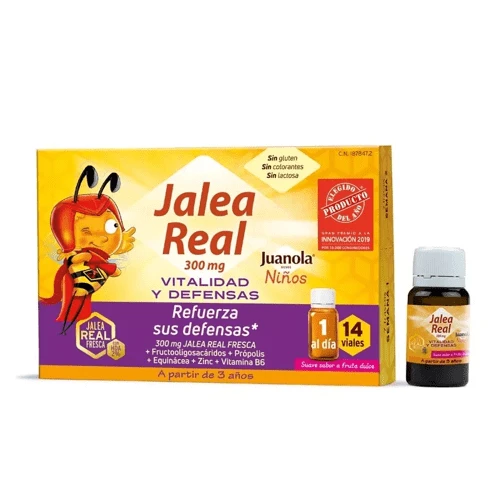 Juanola Jalea Real 300 Mg Niños Vitalidad Y Defensas 14 Viales De 10 Ml 4 Juanola Jalea Real 300 Mg Niños Vitalidad Y Defensas 14 Viales De 10 Ml - Imagen 2