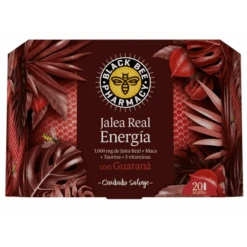Black Bee Jalea Real Energía Con Guaraná 20 Ampollas