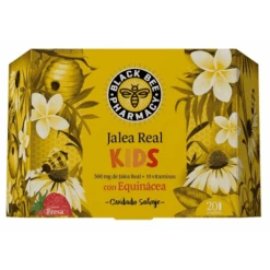 Black Bee Jalea Real Kids Con Equinácea Sabor Fresa 20 Ampollas