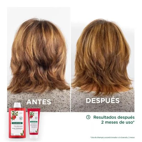 Klorane Champú Granada Cabello Teñido 400 Ml 8 Klorane Champú Granada Cabello Teñido 400 Ml - Imagen 6