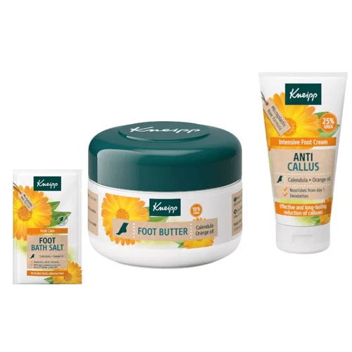 Kneipp Anti Callus Salve 50ml + Sales De Baño Pies 40gr + Bálsamo Foot Butter 100ml 3 Kneipp Anti Callus Salve 50ml + Sales De Baño Pies 40gr + Bálsamo Foot Butter 100ml