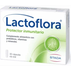 Lactoflora Probiótico Inmunitario Vitaminas Y Minerales 30 Cápsulas