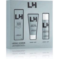 Lierac Homme Fluido Antiedad 50 Ml + Espuma 50 Ml + Gel Ducha 50 Ml