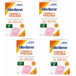 Meritene Fuerza Y Vitalidad Polvo Fresa 4x15 Sobres