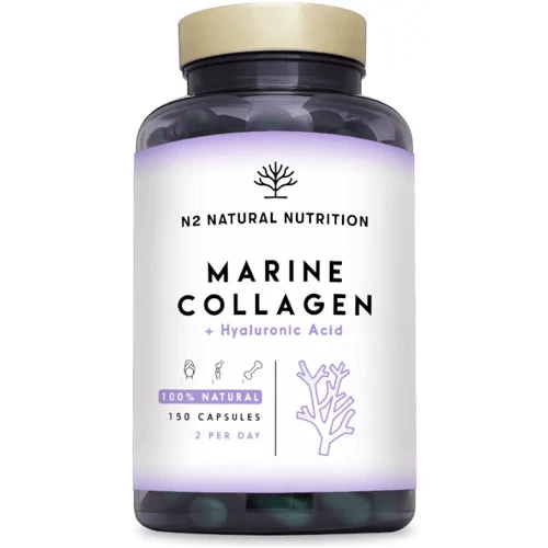 N2 Natural Nutrition Colágeno Marino Con Ác. Hialurónico 150 Cápsulas 3 N2 Natural Nutrition Colágeno Marino Con Ác. Hialurónico 150 Cápsulas