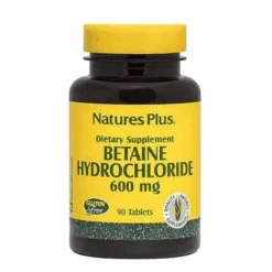 Nature's Plus Betaina HCL 600 Mg 90 Comprimidos