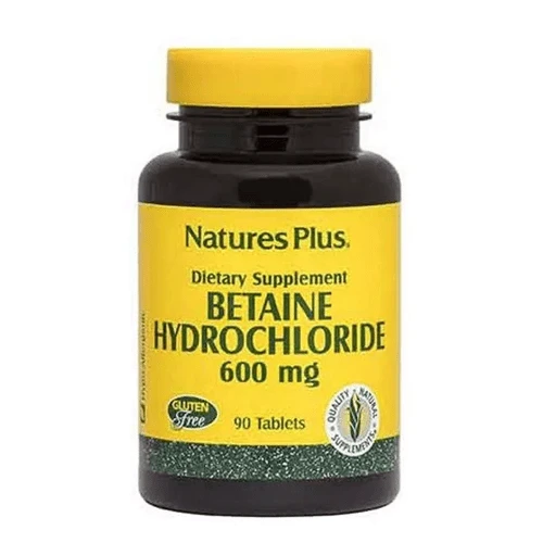 Nature's Plus Betaina HCL 600 Mg 90 Comprimidos 3 Nature's Plus Betaina HCL 600 Mg 90 Comprimidos
