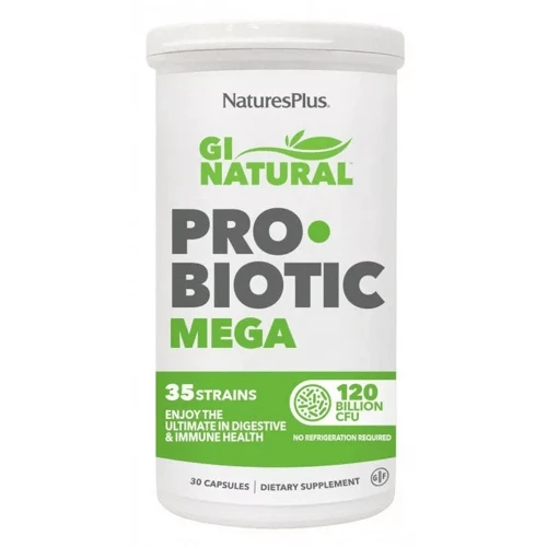 Nature's Plus GI Natural Probiotic Mega 30 Cápsulas 3 Nature's Plus GI Natural Probiotic Mega 30 Cápsulas