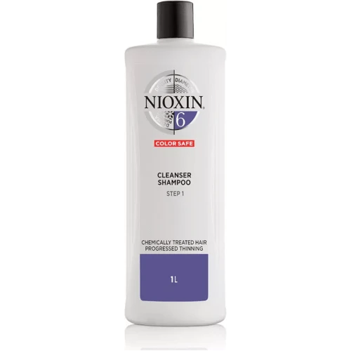 Nioxin Sistema 6 Champú Cabello Tratado Químicamente Muy Debilitado 1000 Ml 3 Nioxin Sistema 6 Champú Cabello Tratado Químicamente Muy Debilitado 1000 Ml