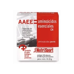 NutriSport Aminoácidos Esenciales 100 Caps. 610mg -Personal Cuidado Productos Tienda NutriSport Aminoacidos Esenciales 100 Caps 610mg 1