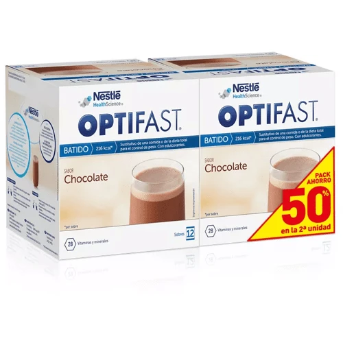 Optifast Batido De Chocolate 2x12 Sobres 3 Optifast Batido De Chocolate 2x12 Sobres