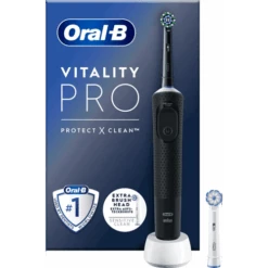 Oral B Oral-B Vitality Pro Cepillo Eléctrico Negro + 2 Cabezales De Recambio
