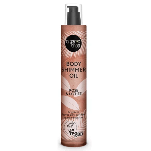 Organic Shop Aceite Body Shimmer Rosa Y Lichi 100 Ml 3 Organic Shop Aceite Body Shimmer Rosa Y Lichi 100 Ml