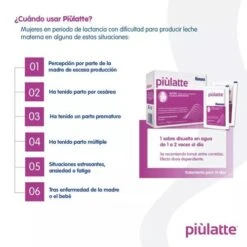 Humana Baby Piùlatte Producción Leche Materna 14 Sobres De 5 Gr -Personal Cuidado Productos Tienda Piulatte Humana 14 sobres de 5gr 2